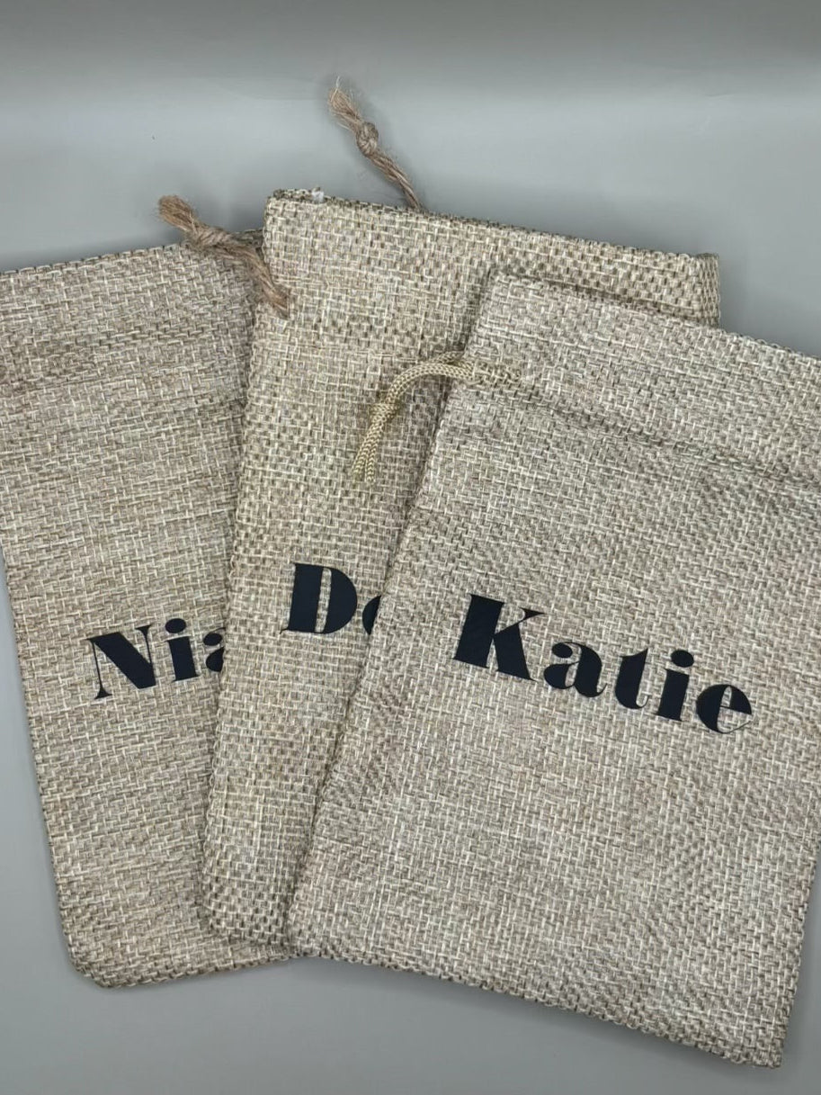 Jewellery bags (personalised)