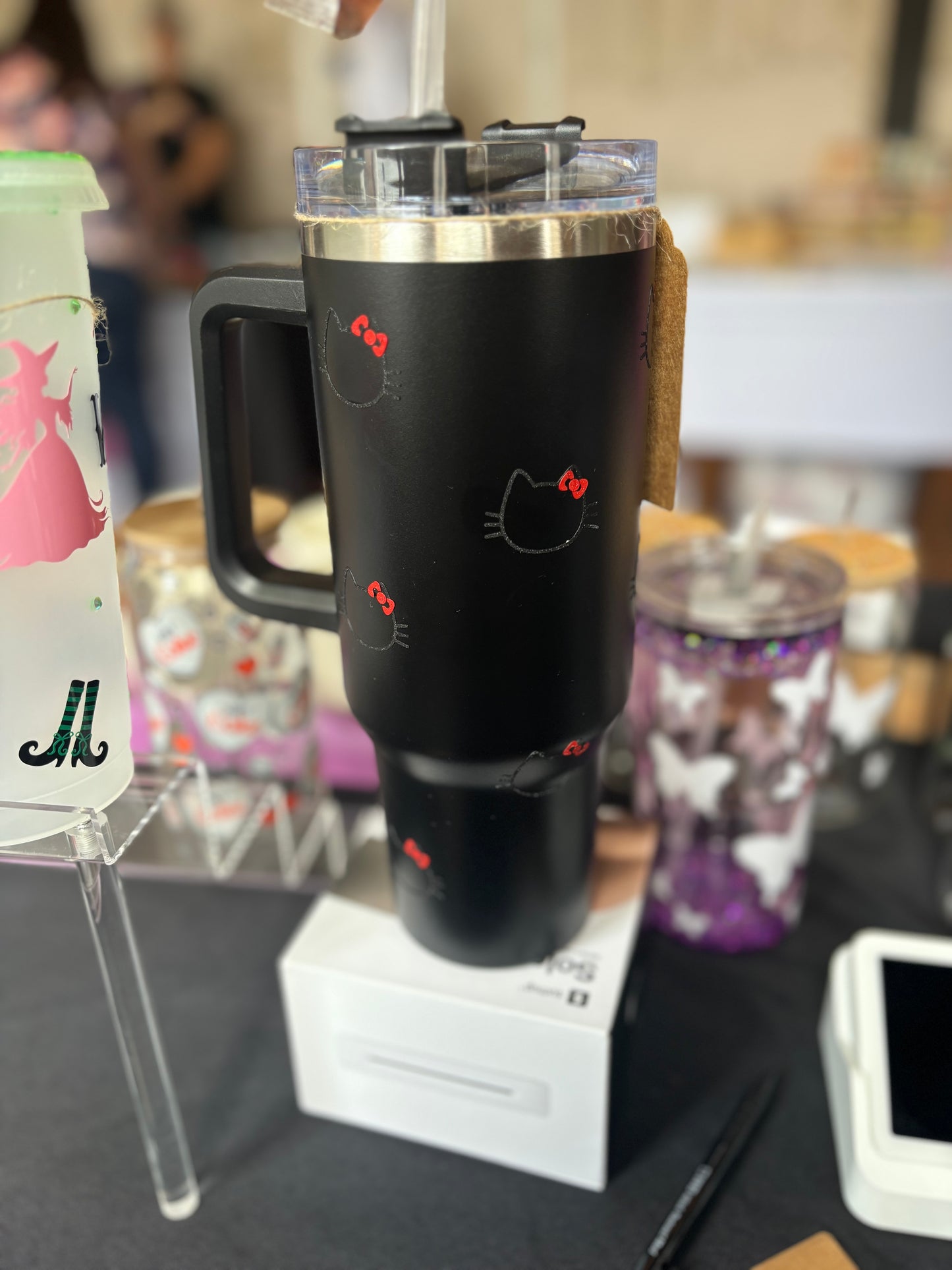kitty 40oz tumbler