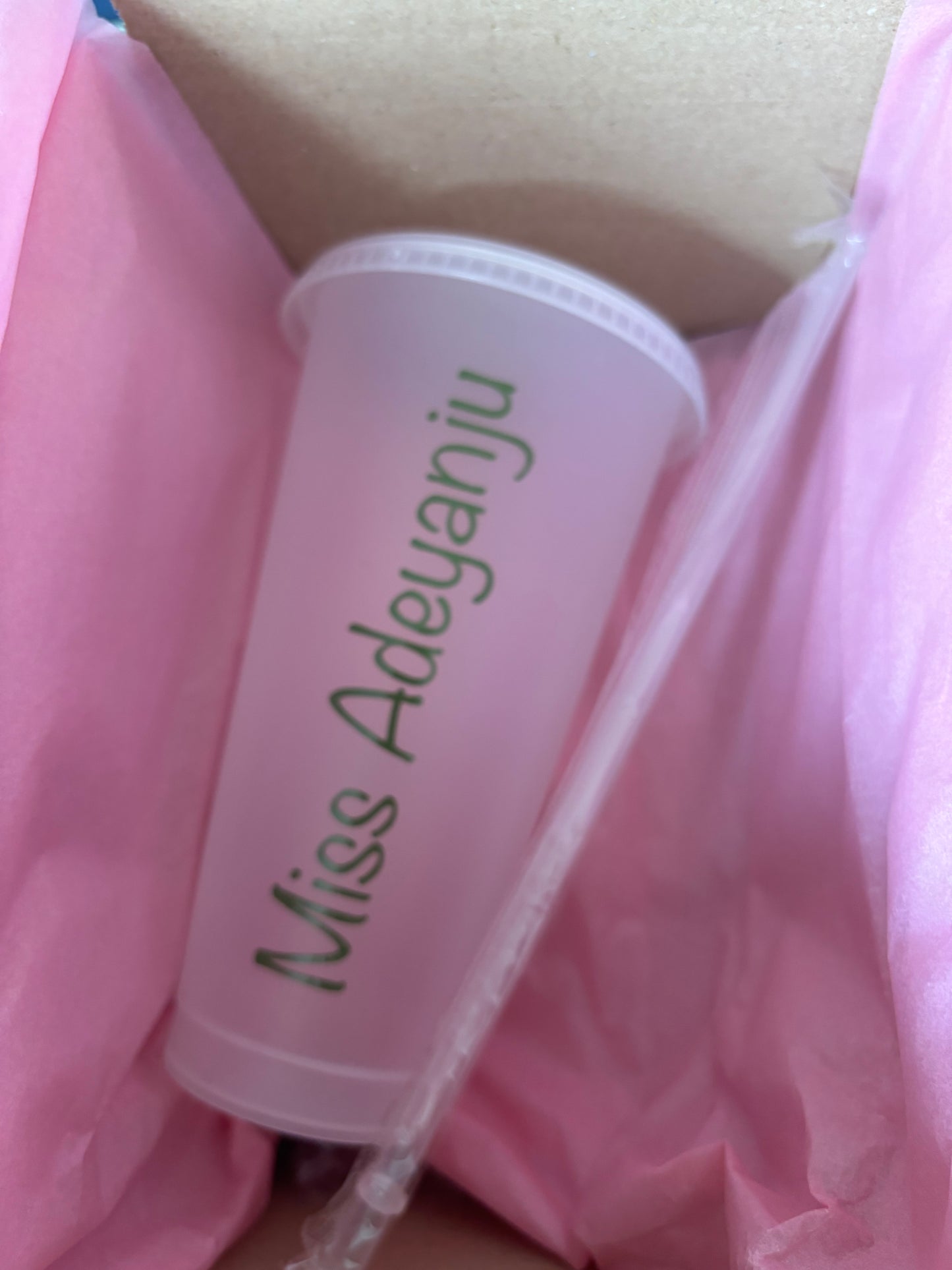Personalised name tumbler